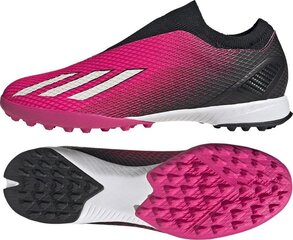 Футбольные бутсы Adidas X Speedportal.3 LL TF, размер 42 2/3, розовый цвет цена и информация | Футбольные бутсы Adidas Nemeziz 19.4 In J, зеленые | 220.lv