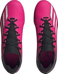 Futbola apavi Adidas X Speedportal.3 TF, 45 1/3. izmērs, rozā cena un informācija | Futbola apavi | 220.lv