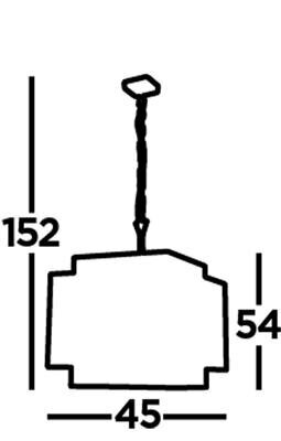 Piekaramais gaismeklis Searchlight Crate 4634BK цена и информация | Piekaramās lampas | 220.lv