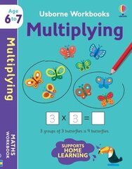 Usborne Workbooks Multiplying 6-7 цена и информация | Книги для подростков и молодежи | 220.lv