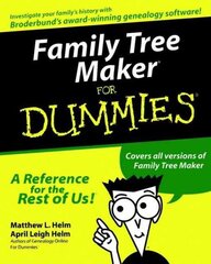 Family Tree Maker For Dummies цена и информация | Исторические книги | 220.lv