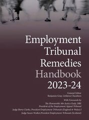 Employment Tribunal Remedies Handbook 2023-24 9th New edition цена и информация | Книги по экономике | 220.lv