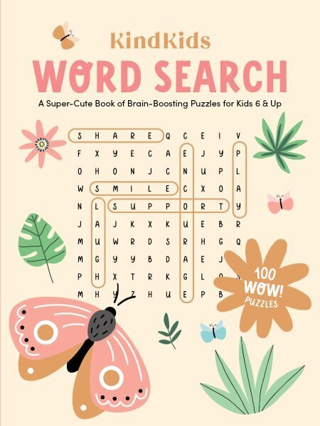 KindKids Word Search: A Super-Cute Book of Brain-Boosting Puzzles for Kids 6 & Up cena un informācija | Grāmatas pusaudžiem un jauniešiem | 220.lv