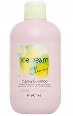 Pretblaugznu šampūns jūtīgai galvas ādai Inebrya Ice Cream Cleany, 300ml ​ cena un informācija | Šampūni | 220.lv