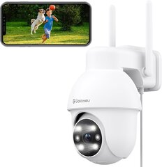 Galayou 2K Security WIFI Camera с цветным ночным видением, уведомлением через приложение, 2-Way Audio цена и информация | Камеры видеонаблюдения | 220.lv