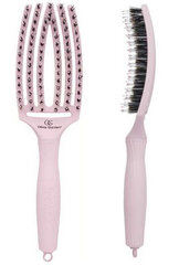 Matu suka Olivia Garden Fingerbrush Pastel Pink цена и информация | Расчески, щетки для волос, ножницы | 220.lv