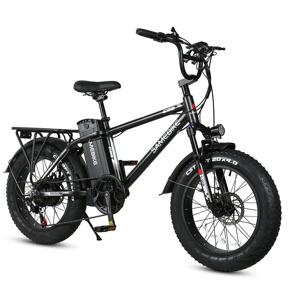 Elektriskais velosipēds Samebike XWC05, 20", melns цена и информация | Elektrovelosipēdi | 220.lv