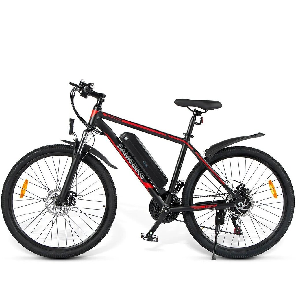 Elektriskais šosejas velosipēds Samebike SY26, 26", melns/sarkans цена и информация | Elektrovelosipēdi | 220.lv