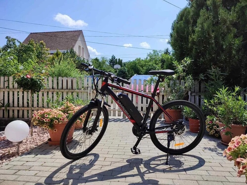 Elektriskais šosejas velosipēds Samebike SY26, 26", melns/sarkans цена и информация | Elektrovelosipēdi | 220.lv