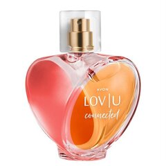 Парфюмированная вода с цветочно-фруктовым ароматом Avon LOV U Connected, 50мл цена и информация | Женские духи Lovely Me, 50 мл | 220.lv