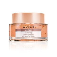 Atjaunojoša nakts sejas želeja ar zaļās tējas ekstraktu Avon True Nutra Effects Ageless, 50 ml цена и информация | Кремы для лица | 220.lv