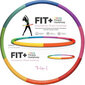 Regulējama stīpa 3in1 Fit+ Happy™ Fitness, 100 cm, dažādu krāsu cena un informācija | Vingrošanas riņķi un nūjas | 220.lv