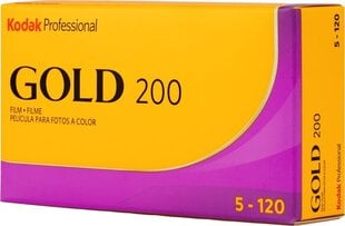 Kodak Professional Gold 200 120 Film 06817FOC cena un informācija | Citi piederumi fotokamerām | 220.lv