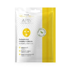 Attīroša lokšņu sejas maska Apis Your Home Spa, 20 g cena un informācija | Sejas maskas, acu maskas | 220.lv