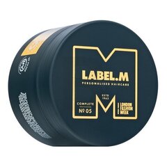 Matu veidošanas pasta visiem matu tipiem Label.M Complete Matt Paste, 120 ml ​ cena un informācija | Matu veidošanas līdzekļi | 220.lv