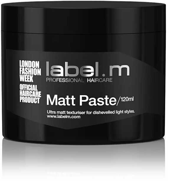 Matu veidošanas pasta visiem matu tipiem Label.M Complete Matt Paste, 120 ml ​ cena un informācija | Matu veidošanas līdzekļi | 220.lv