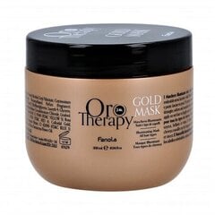 Matu maska sausiem matiem ​​Fanola Oro Therapy 24K Gold Mask, 300 ml цена и информация | Средства для укрепления волос | 220.lv