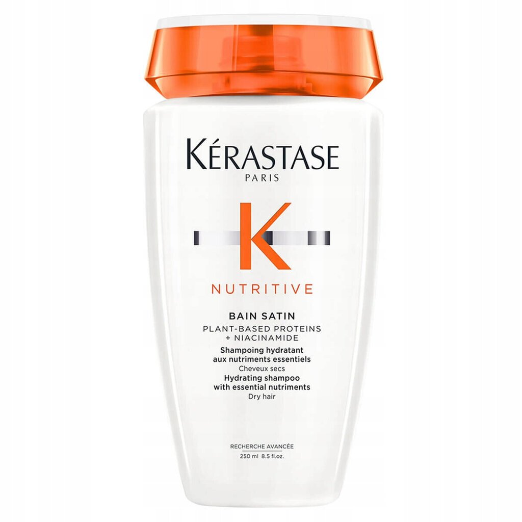 Mitrinošs šampūns normāliem matiem Kérastase Nutritive Bain Satin, 250ml цена и информация | Šampūni | 220.lv