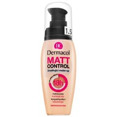 Tonālais krēms Dermacol Matt Control Nr. 1,5, 30 ml ​ cena un informācija | Grima bāzes, tonālie krēmi, pūderi | 220.lv