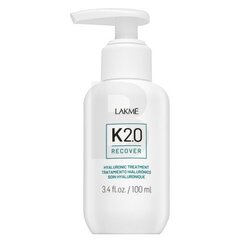 Matu maska bojātiem matiem ​​Lakmé K2.0 Recover Hyaluronic Treatment, 100 ml ​ cena un informācija | Kosmētika matu stiprināšanai | 220.lv