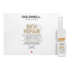 Goldwell Dualsenses Rich Repair Интенсивная кондиционирующая сыворотка для волос для сухих и поврежденных волос 12 x 18 мл цена и информация | Средства для укрепления волос | 220.lv