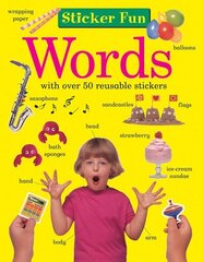 Sticker Fun - Words cena un informācija | Grāmatas mazuļiem | 220.lv