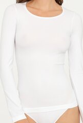 Женская белая футболка с принтом цена и информация | Нательные женские майки | 220.lv