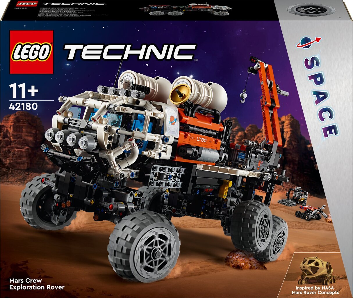 42180 LEGO® Technic Marsa apkalpes izpētes visurgājējs cena un informācija | Konstruktori | 220.lv