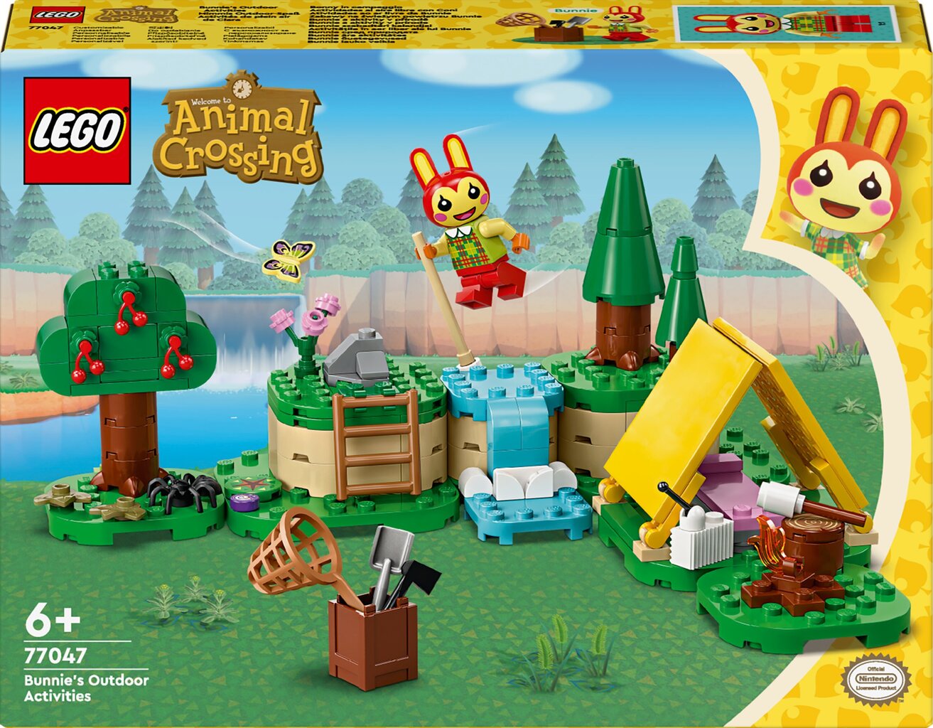 77047 LEGO® Animal Crossing Bunnie āra aktivitātes cena un informācija | Konstruktori | 220.lv