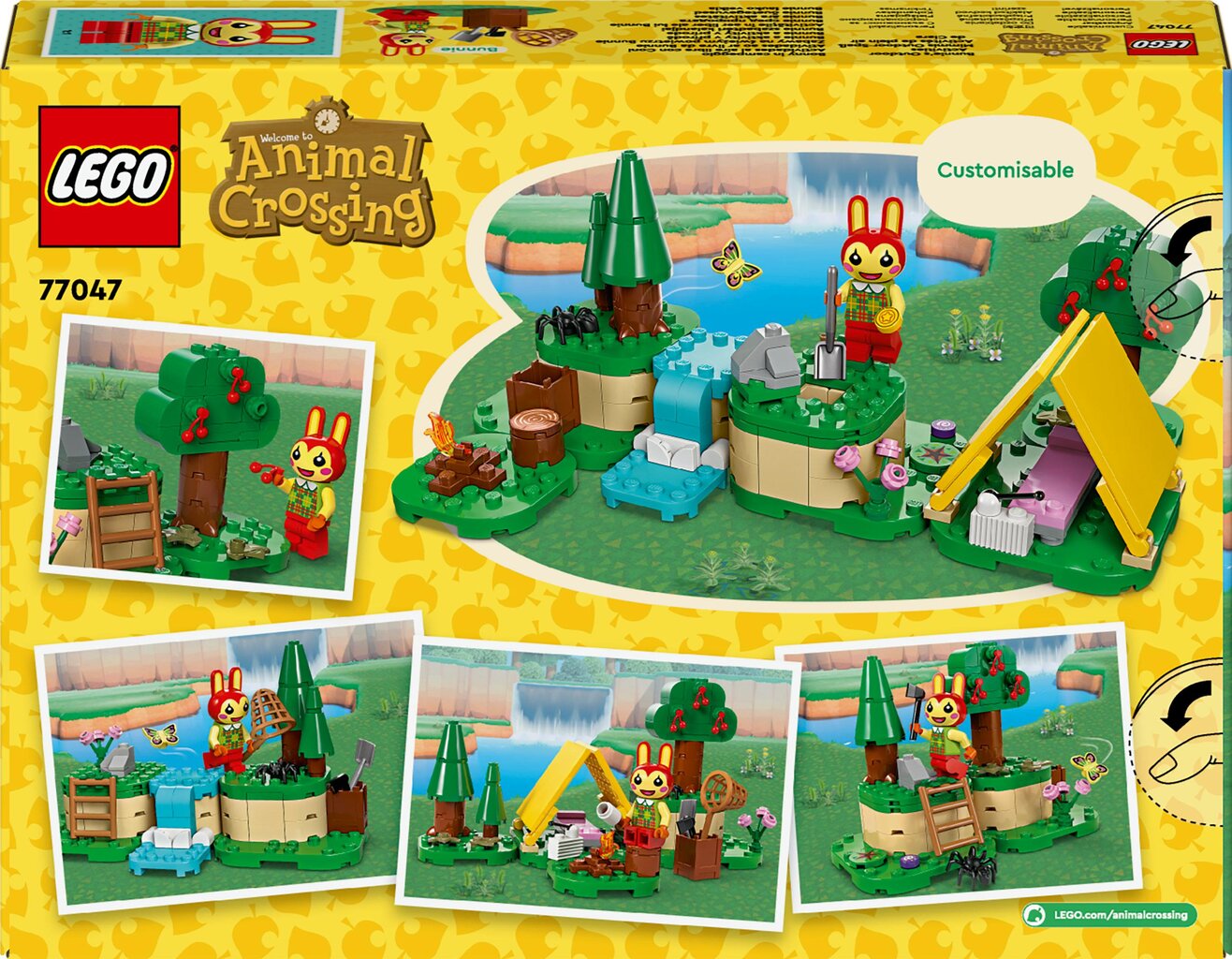 77047 LEGO® Animal Crossing Bunnie āra aktivitātes cena un informācija | Konstruktori | 220.lv