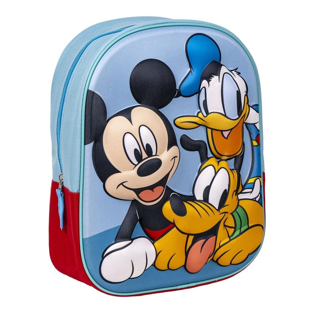 Bērnu mugursoma 3D Mikipele (Mickey Mouse) Cerda, zila cena un informācija | Skolas somas | 220.lv
