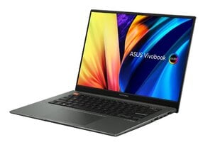 Asus Vivobook S 14X 14.5 2.8K OLED i7-12700H 12GB 512GB W11 ALU Intel EVO 70Wh Backlit Midnight Black Atjaunināts cena un informācija | Portatīvie datori | 220.lv