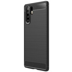 „Mofi“ Carbon твердый силиконовый чехол (TPU) - черный (Mate 10 Pro) цена и информация | Чехлы для телефонов | 220.lv