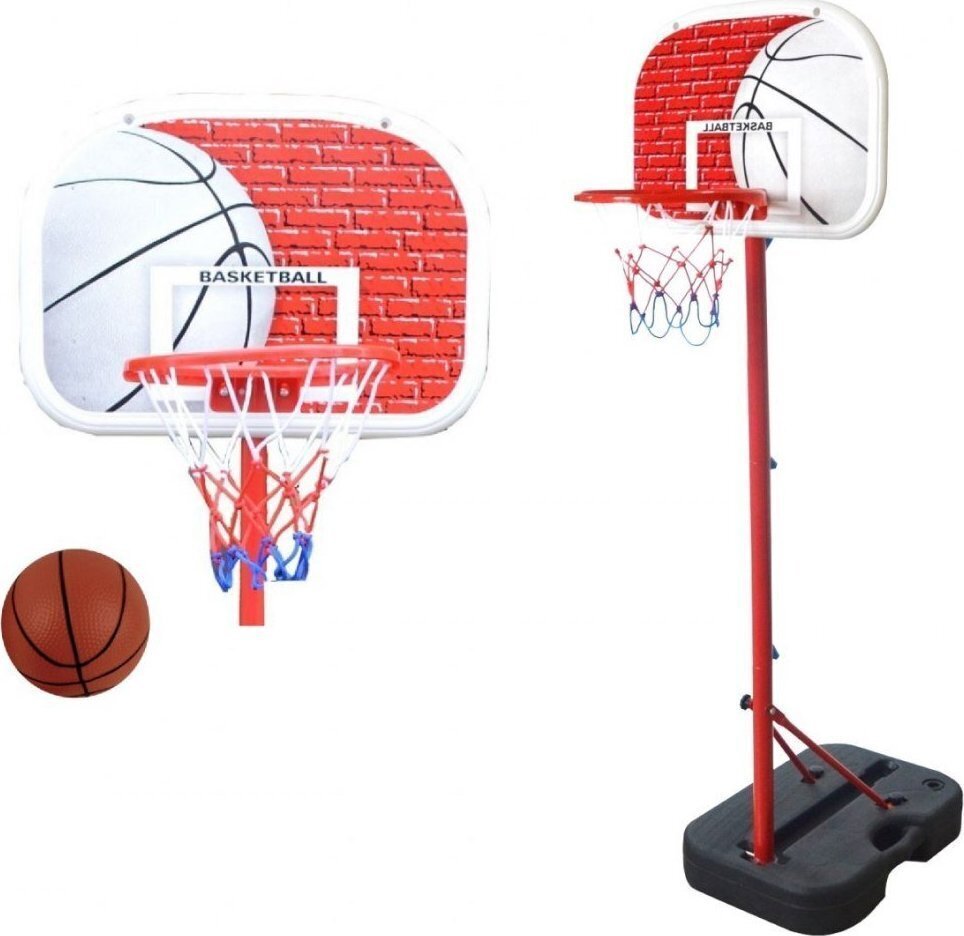 Bērnu basketbola dēlis ar statīvu Master MASSPSB-16 +, 46x32 cm cena un informācija | Basketbola grozi | 220.lv