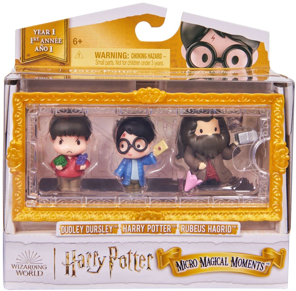 Figūriņu komplekts Harry Potter Micro Magical Moments, 3 gab. cena un informācija | Rotaļlietas zēniem | 220.lv