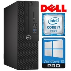 DELL 3050 SFF i7-7700 8GB 128SSD M.2 NVME WIN10Pro цена и информация | Стационарные компьютеры | 220.lv