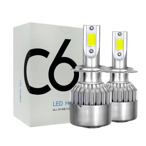H7 LED Auto lukturis, komplektā 2 gab. cena un informācija | Auto spuldzes | 220.lv