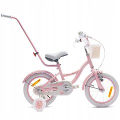 Velosipēds meitenēm Sun Baby Flower 14, rozā цена и информация | Велосипеды | 220.lv