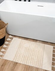 Vannas istabas paklājs 50x80cm bēšs cena un informācija | Paklāji | 220.lv