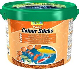 Barība zivīm Tetra Pond Colour Sticks, 10 L cena un informācija | Zivju barība | 220.lv