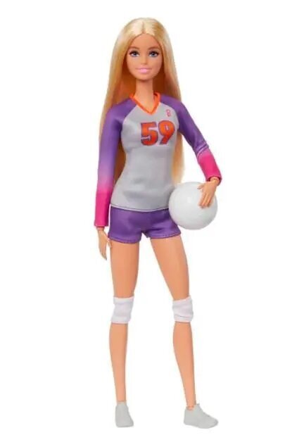 Lelle volejboliste Barbie цена и информация | Rotaļlietas meitenēm | 220.lv