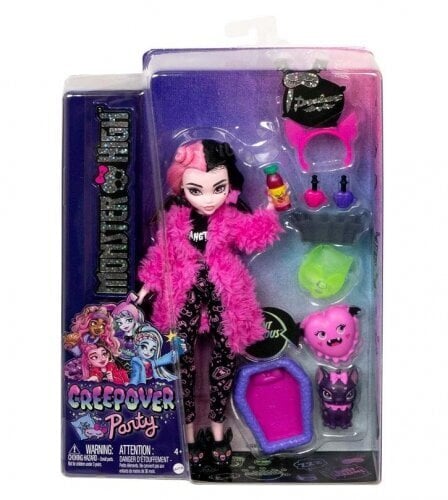 Lelle Monster High Creepover Party Draculaura Lelle ar piederumiem MGA Entertainment, 14 d. cena un informācija | Rotaļlietas meitenēm | 220.lv