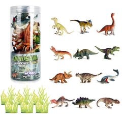 Dinozauru figūru komplekts Woopie, 18 gab. цена и информация | Игрушки для мальчиков | 220.lv