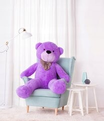Плюшевый мишка фиолетовый, 160 см цена и информация | Мягкие игрушки | 220.lv