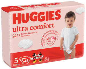 Подгузники Huggies UC JP 5, 11-25 кг, 42 шт. цена и информация | Подгузники | 220.lv