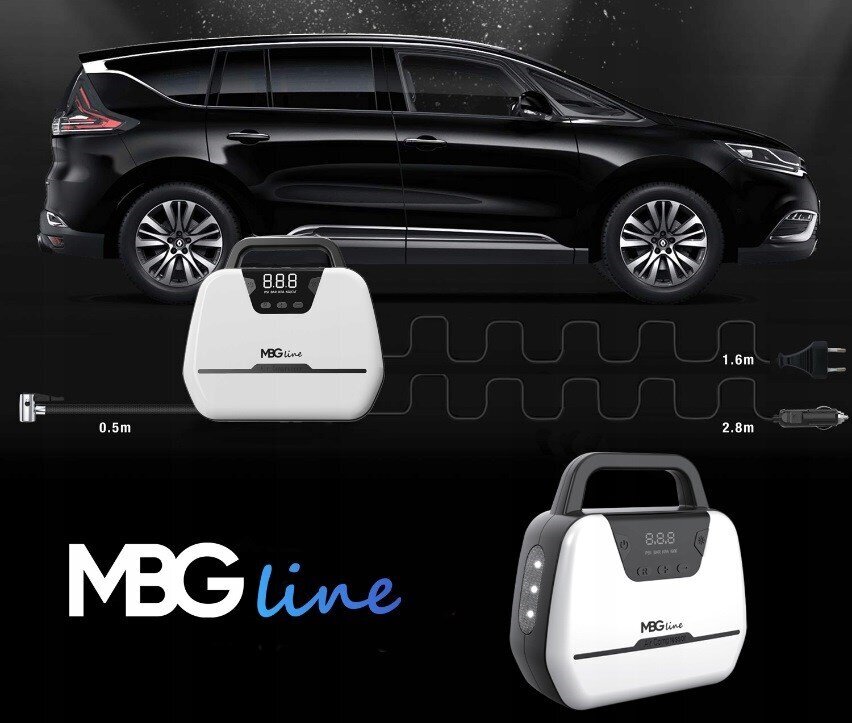 Automobiļu kompresors MBG Line 1866 cena un informācija | Kompresori | 220.lv