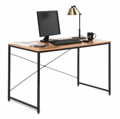 Письменный стол Ote, 120x60x74 см, коричневый/черный цена и информация | Компьютерные, письменные столы | 220.lv