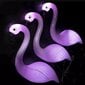 Gaismas dārza dekors Flamingo, 3 gab. cena un informācija | Dārza dekori | 220.lv
