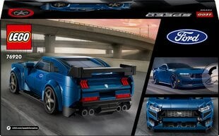 76920 LEGO® Speed Champions Спортивный автомобиль Ford Mustang Dark Horse цена и информация | Конструкторы и кубики | 220.lv