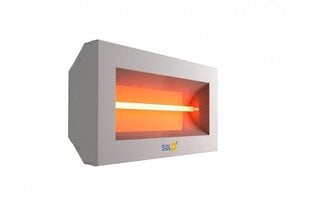 Инфракрасный галогенный обогреватель SolBee SBH 15 B Dark Grey (1,5 kW, клеммная коробка) цена и информация | Обогреватели | 220.lv